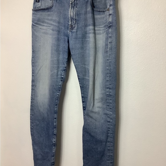 Adriano Goldschmied Men’s Blue jeans “ Everett “Size 34 X 32  distress med wash. - Picture 13 of 16